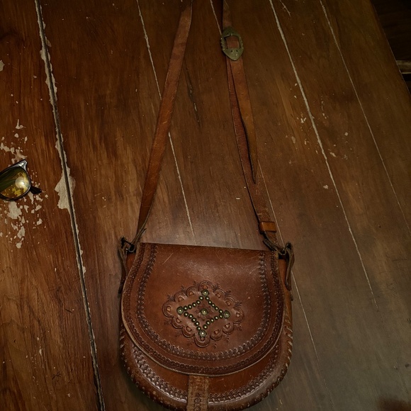 Vintage Leather Bag / Mexican Made - Picture 8 of 8